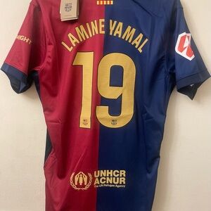 Barcelona Red and Blue Soccer Jersey
